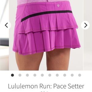Lululemon Athletica Heathered Ultra Violet Pace Setter